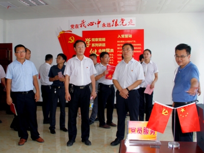 梁山縣委常委、組織部部長(zhǎng)王建一行蒞臨天意機(jī)械調(diào)研